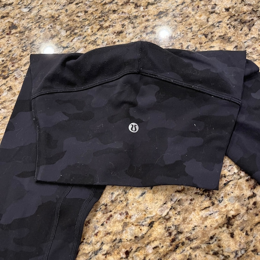 Lululemon Align Leggings Black Camo